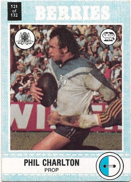 1977 Scanlens Rugby League (121) Phil Charlton Berries