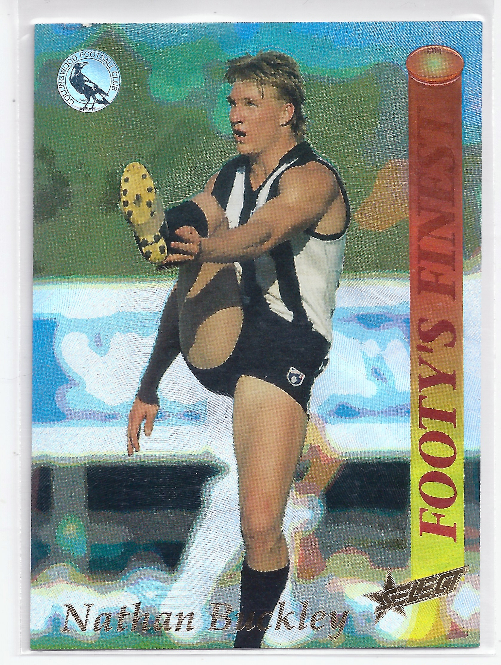 1995 Select Footy’s Finest (FF2) Nathan Buckley Collingwood