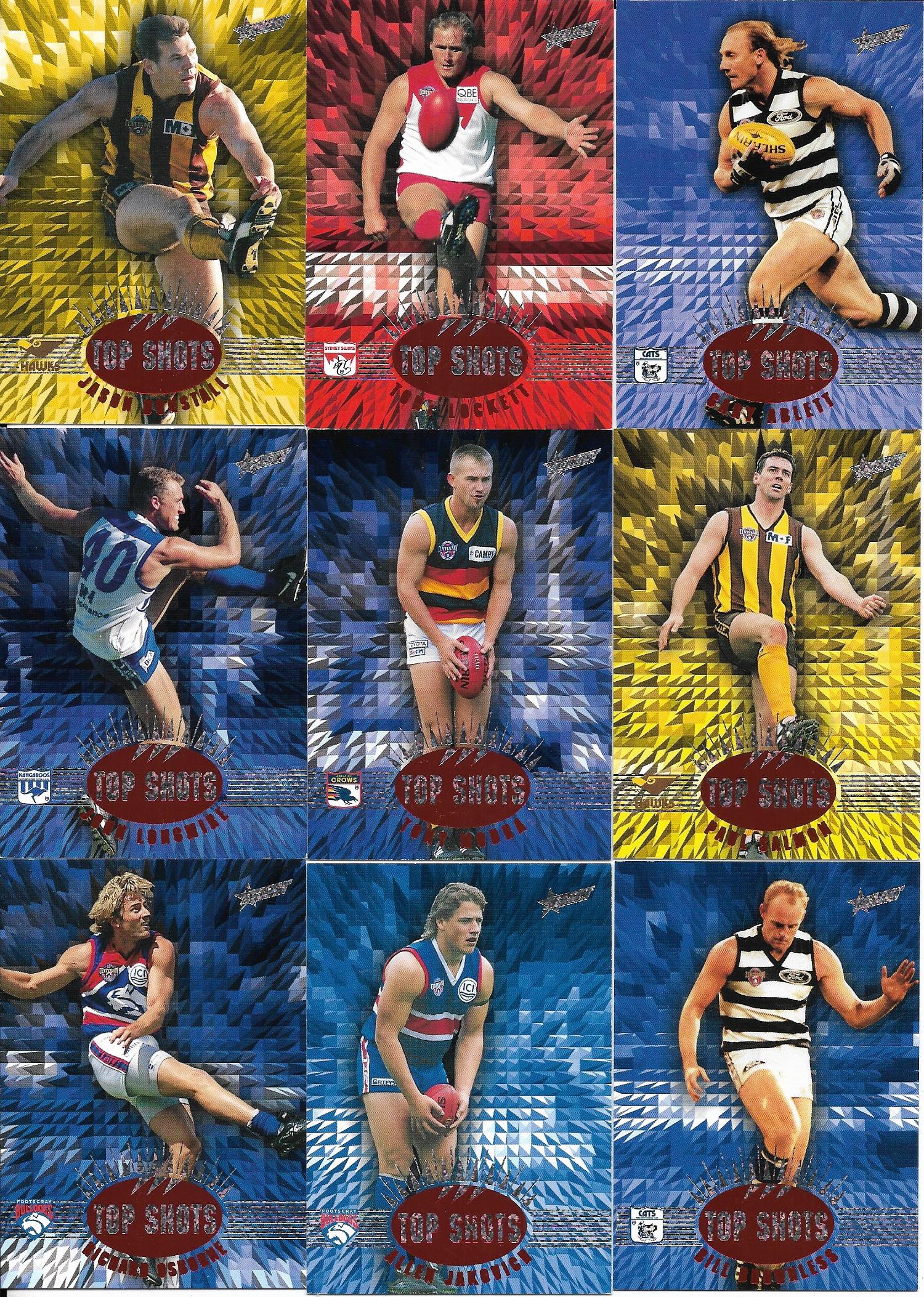 1996 Select Top Shots Full Set (12 Cards)