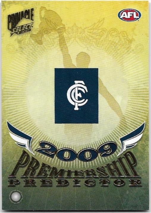2009 Select Pinnacle Premiership Predictor (P3) Carlton