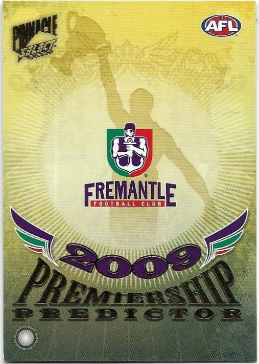 2009 Select Pinnacle Premiership Predictor (P6) Fremantle