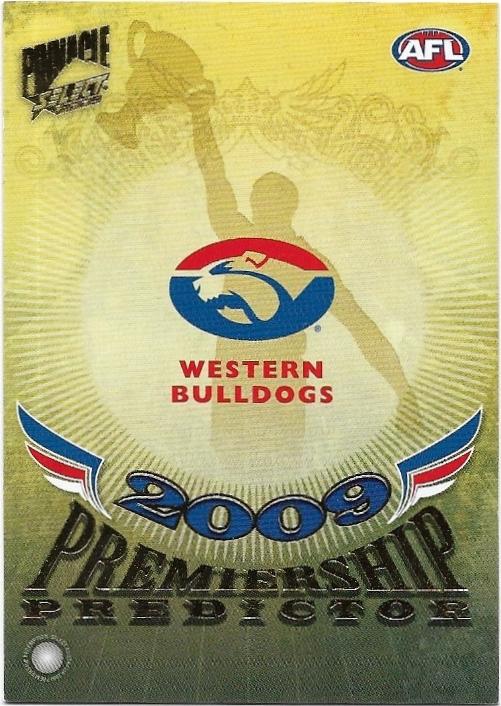 2009 Select Pinnacle Premiership Predictor (P16) Western Bulldogs