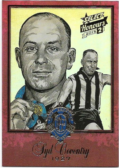 2015 Select Honours 2 Brownlow Sketch (BSK53) Syd Coventry Collingwood