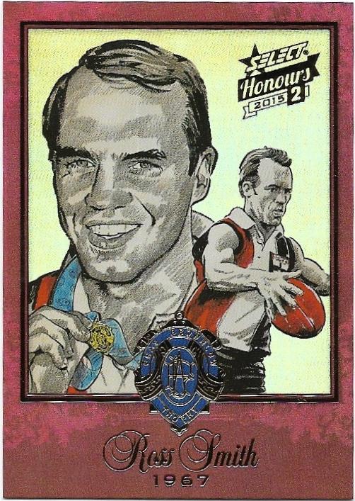 2015 Select Honours 2 Brownlow Sketch (BSK74) Ross Smith St. Kilda