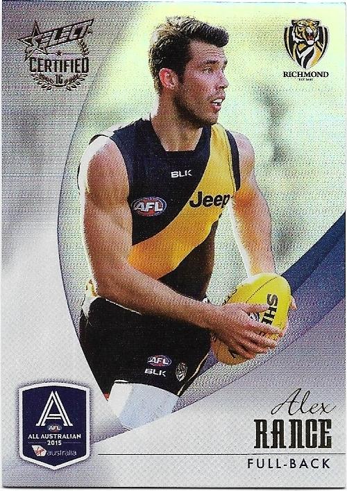 2016 Select Certified All Australian (AA2) Alex Rance Richmond
