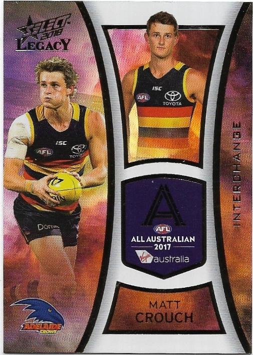 2018 Select Legacy All Australian (AA19) Matt Crouch Adelaide