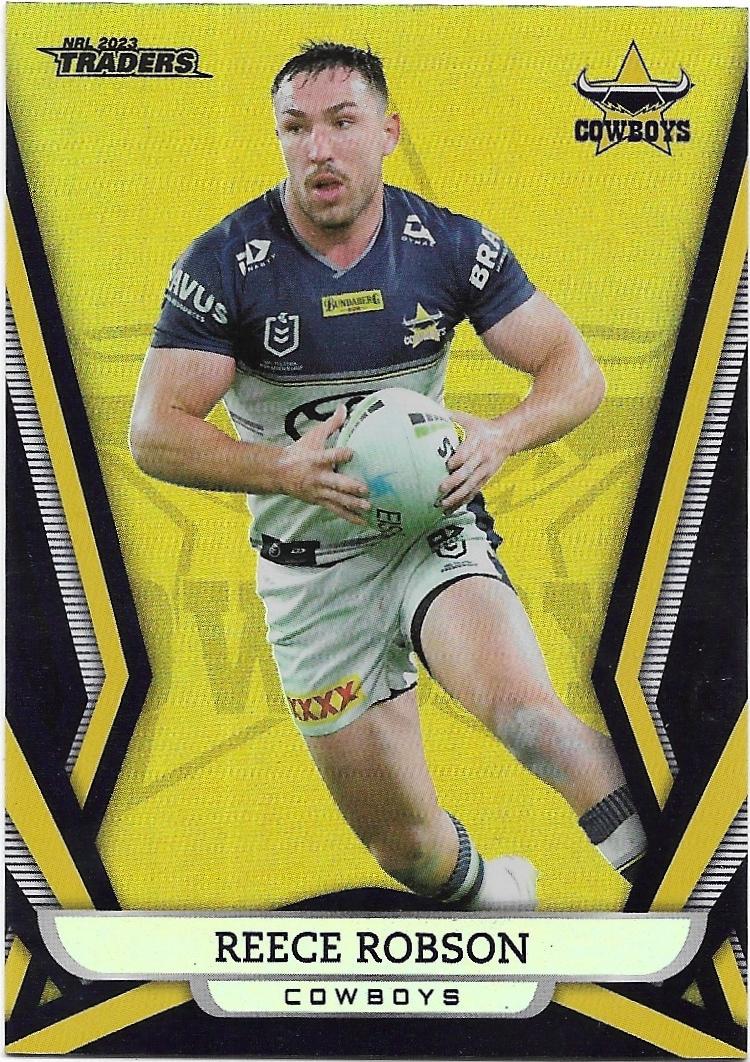 2023 Nrl Traders Titanium Pearl Gold Special (GS087) Reece Robson Cowboys 33/72