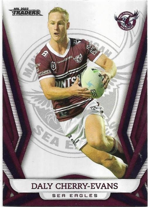2023 Nrl Traders Titanium Pearl Parallel (PS053) Daly Cherry-Evans Sea Eagles