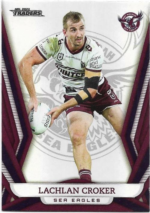 2023 Nrl Traders Titanium Pearl Parallel (PS054) Lachlan Croker Sea Eagles