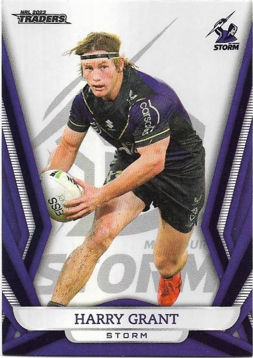 2023 Nrl Traders Titanium Pearl Parallel (PS064) Harry Grant Storm