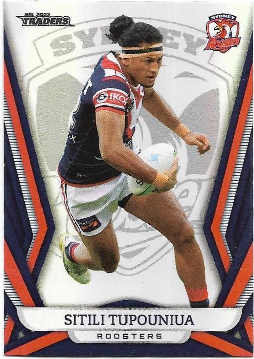 2023 Nrl Traders Titanium Pearl Parallel (PS138) Sitili Tupouniua Roosters