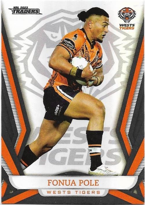 2023 Nrl Traders Titanium Pearl Parallel (PS157) Fonua Pole Wests Tigers