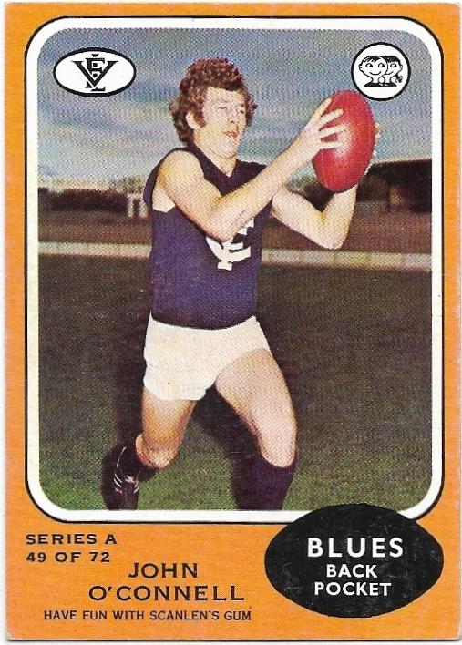 1973 A VFL Scanlens (49) John O’Connell Carlton