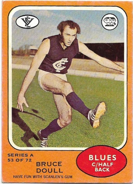 1973 A VFL Scanlens (53) Bruce Doull Carlton