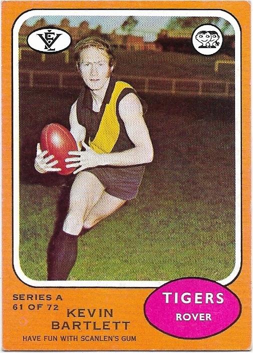 1973 A VFL Scanlens (61) Kevin Bartlett Richmond
