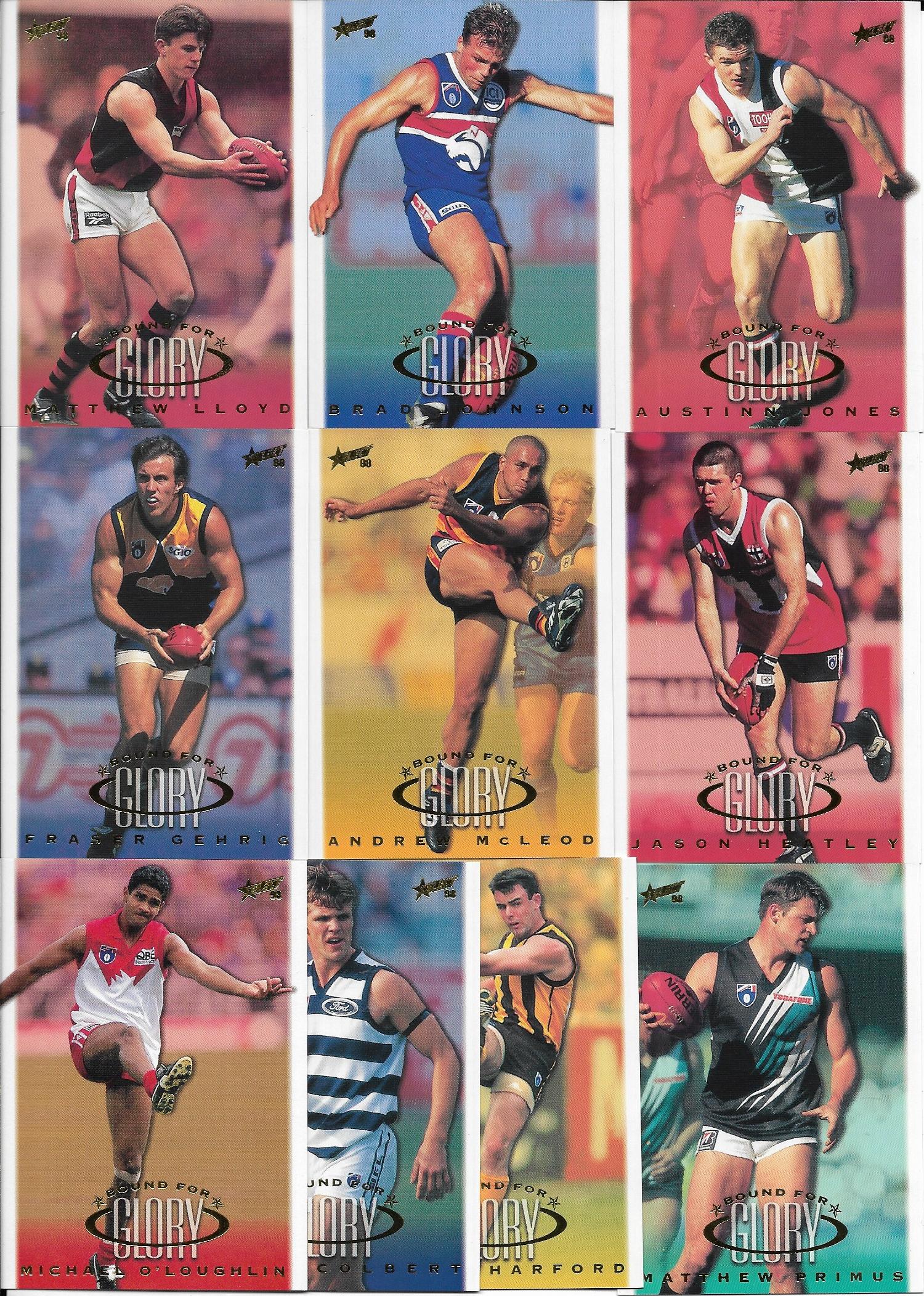 1998 Select Signature Series Bound For Glory Full Set (10 Cards)