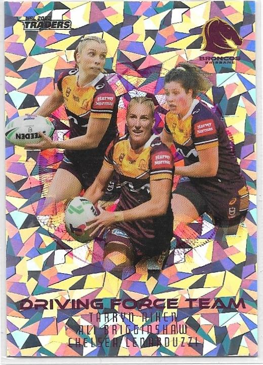 2023 Nrl Traders Driving Force Group Priority (DFT17) Broncos Women 10/33