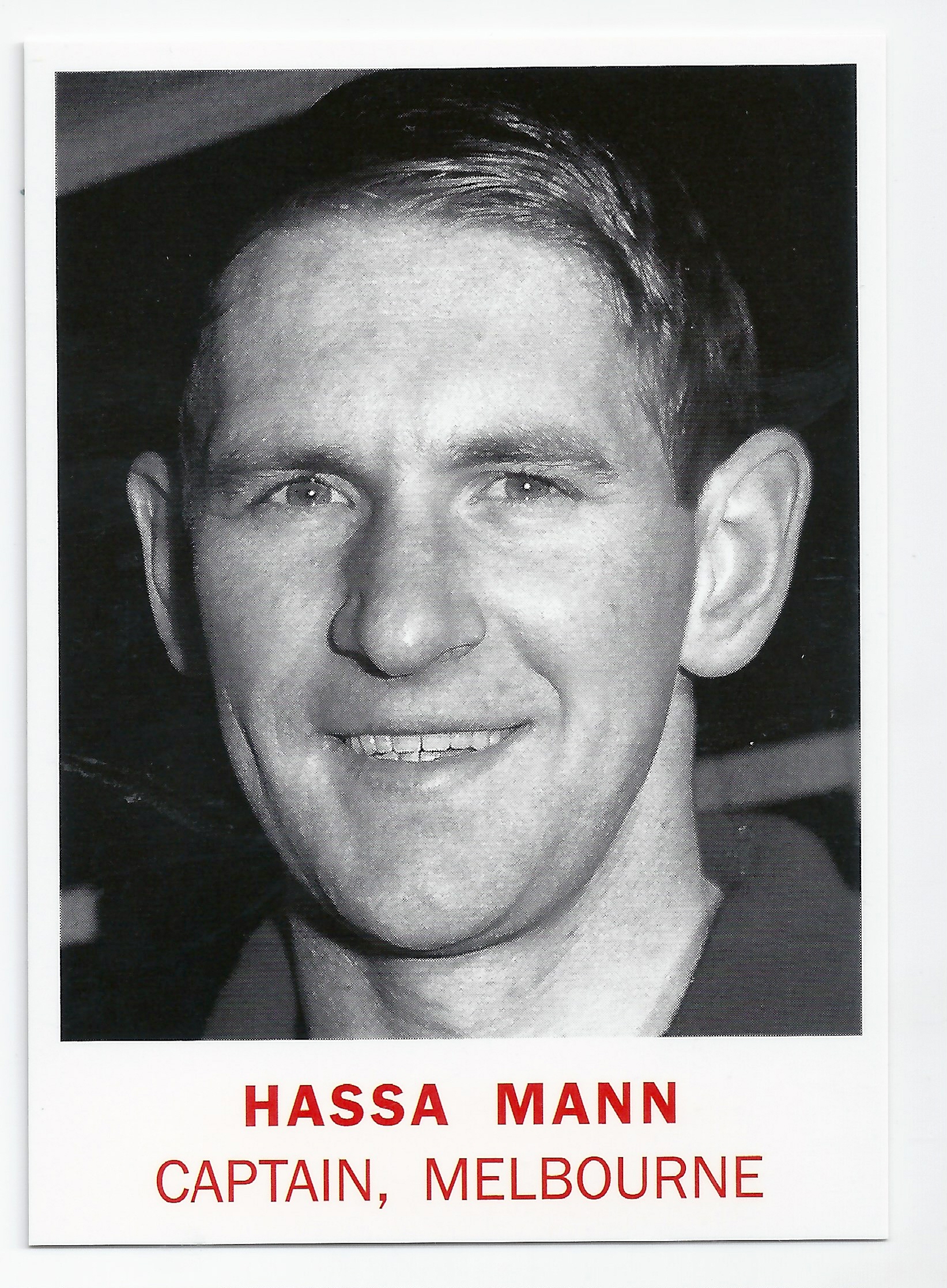 2007 – 1966 Scanlens Portrait Archives (C1) Hassa Mann Melbourne