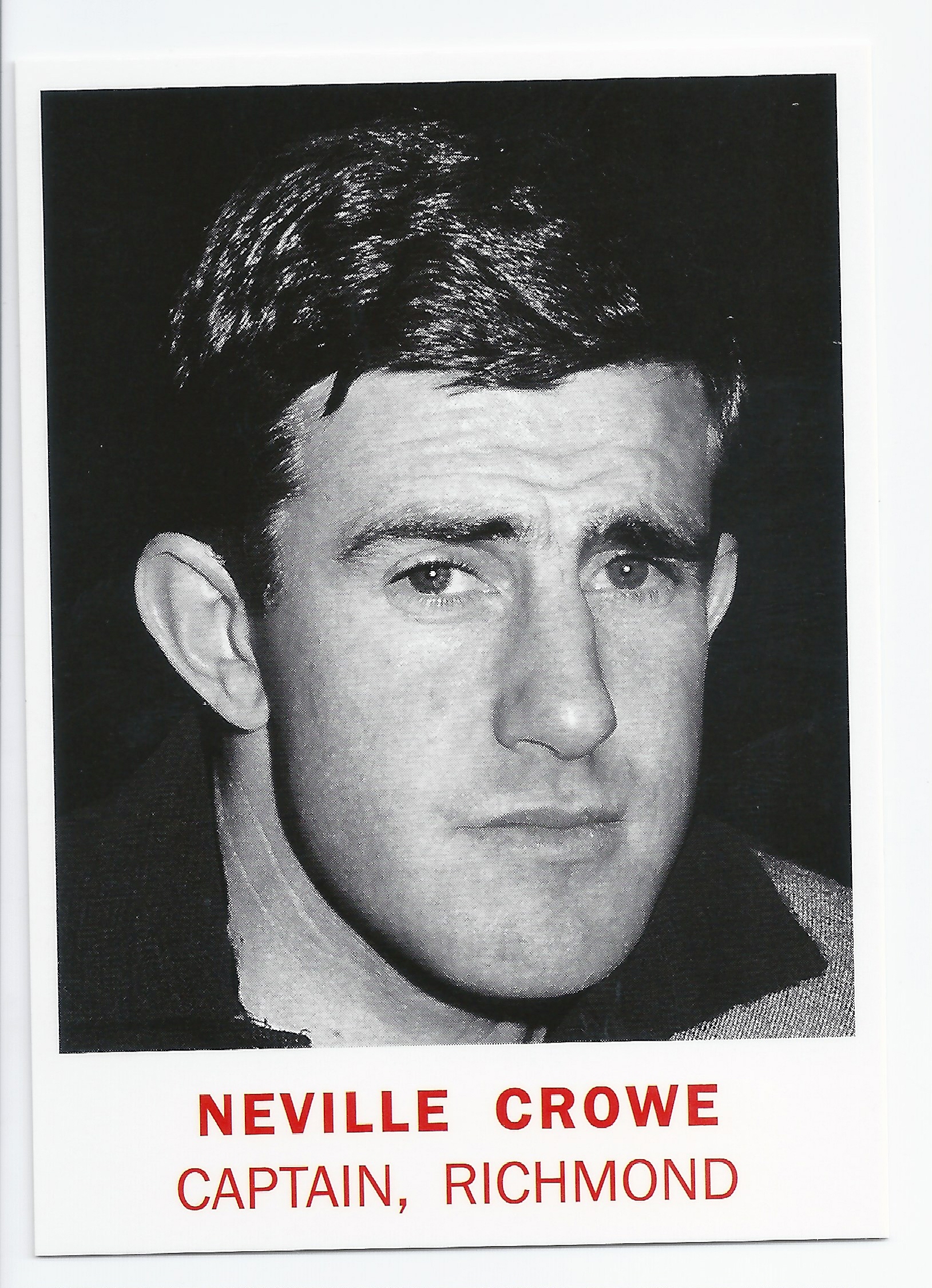 2007 – 1966 Scanlens Portrait Archives (C3) Neville Crowe Richmond