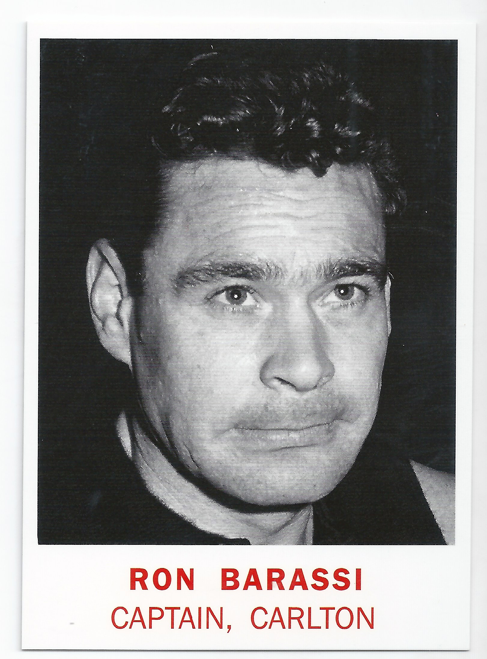 2007 – 1966 Scanlens Portrait Archives (C4) Ron Barassi Carlton