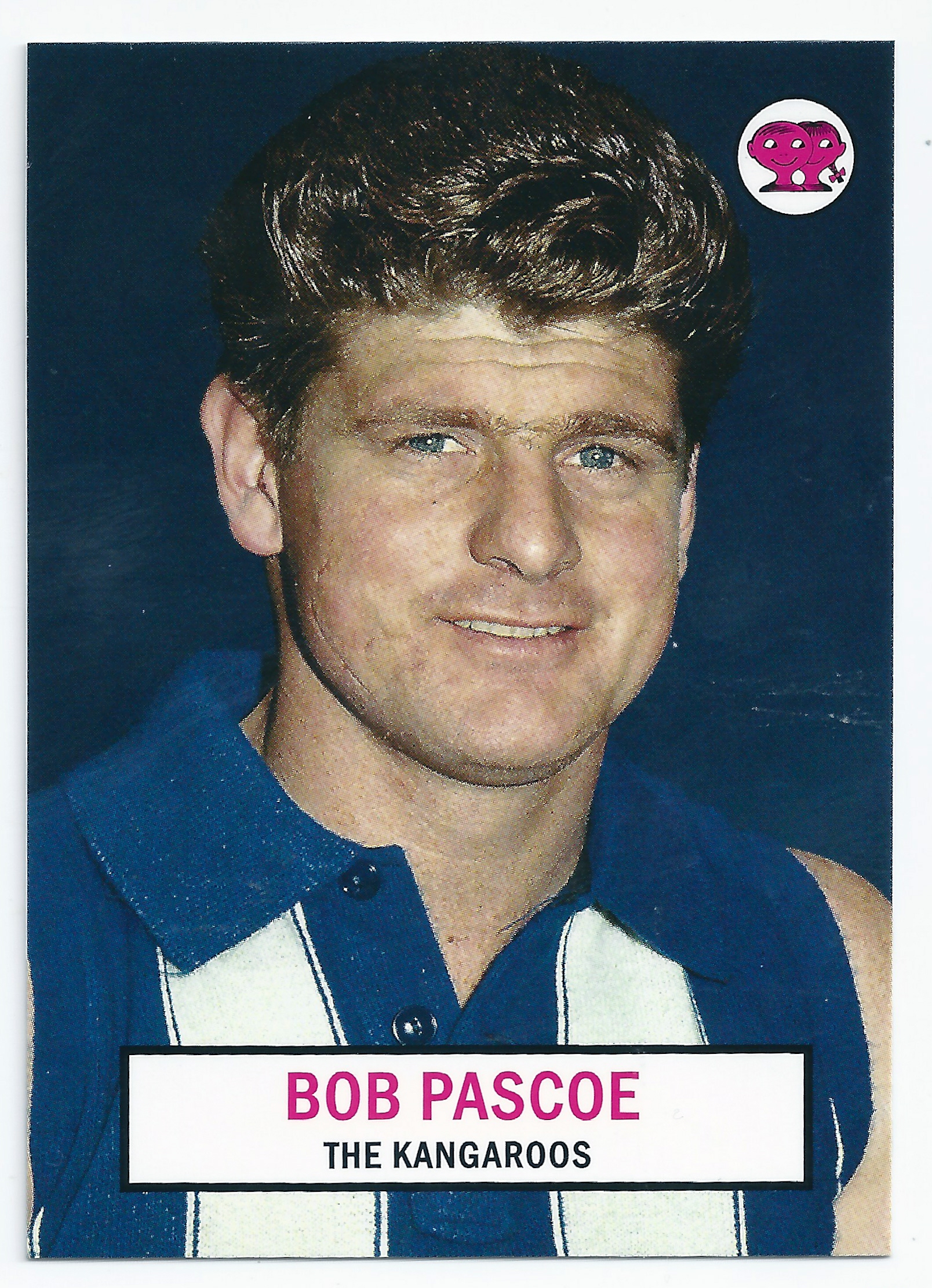 2007 – 1966 Scanlens Portrait Archives (P11) Bob Pascoe North Melbourne