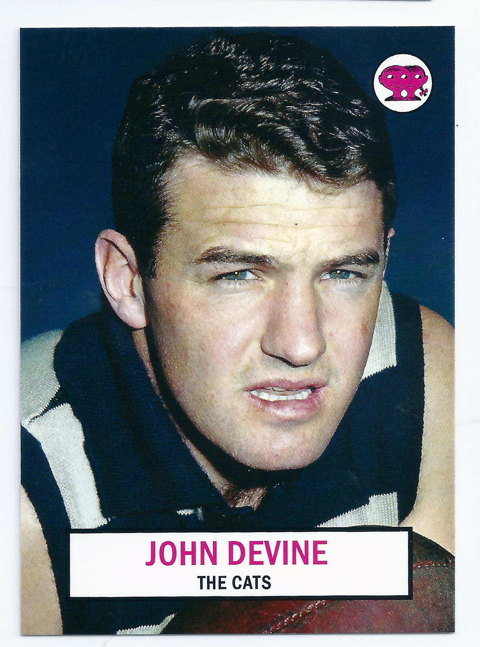 2007 – 1966 Scanlens Portrait Archives (P27) John Devine Geelong