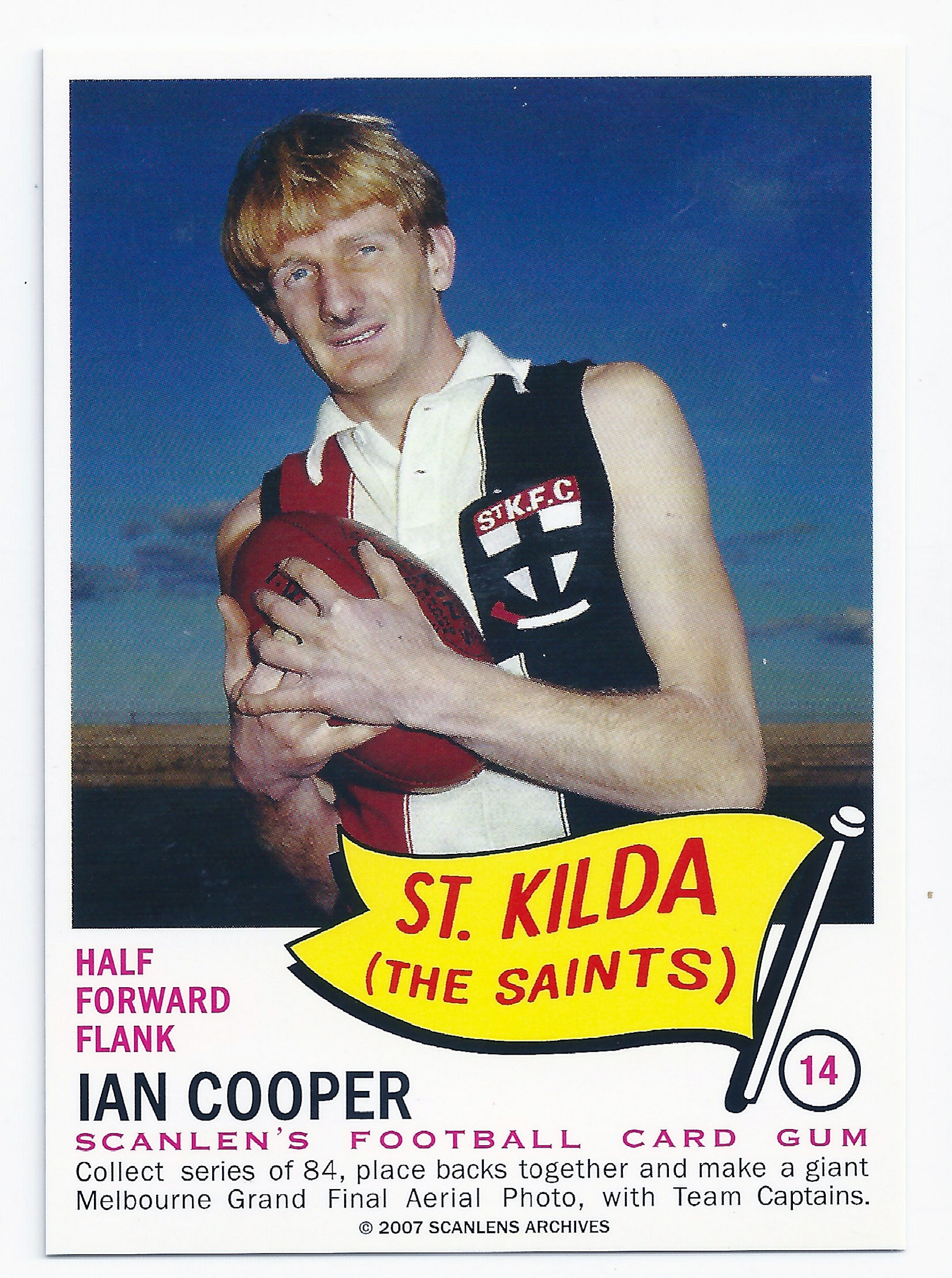 2007 – 1966 Scanlens Flag Archives (14) Ian Cooper St. Kilda