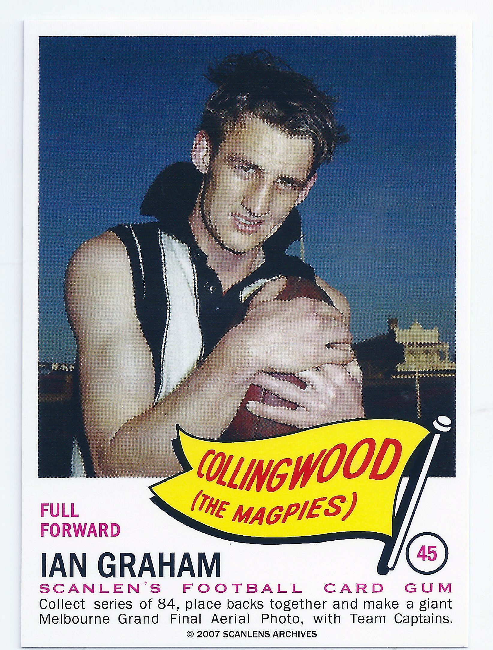 2007 – 1966 Scanlens Flag Archives (45) Ian Graham Collingwood