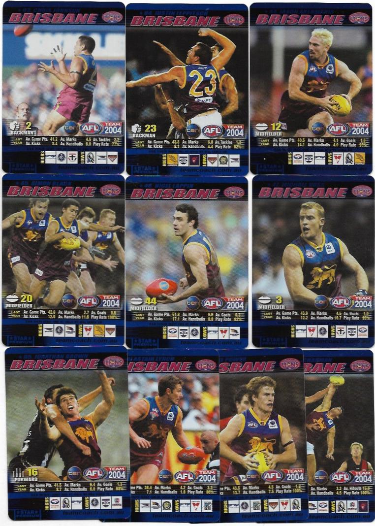 2004 Teamcoach Team Set Blue Prize – Brisbane