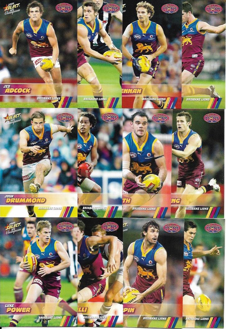 2008 Select Champions Team Set Brisbane