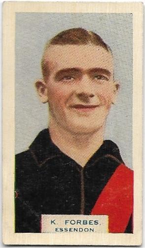 1933 Godfrey Phillips Series Of 50 (45) Keith Forbes Essendon