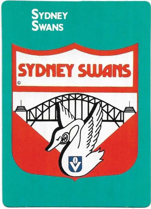 1988 Scanlens (21) Sydney Logo