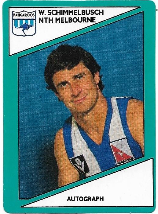 1988 Scanlens (34) Wayne Schimmelbusch North Melbourne