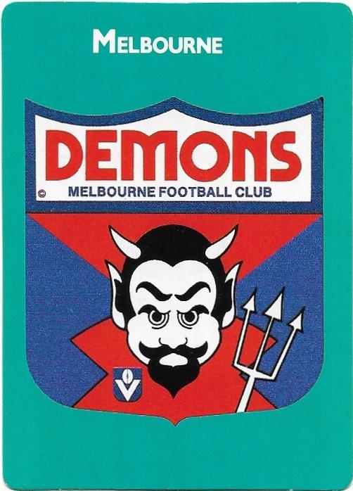 1988 Scanlens (41) Melbourne Logo