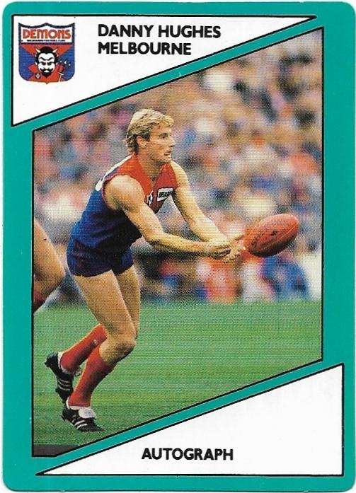 1988 Scanlens (43) Danny Hughes Melbourne