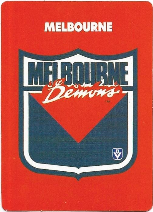 1989 Scanlens (13) Logo Melbourne