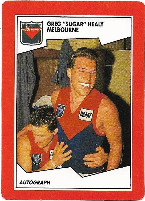 1989 Scanlens (14) Greg Healy Melbourne