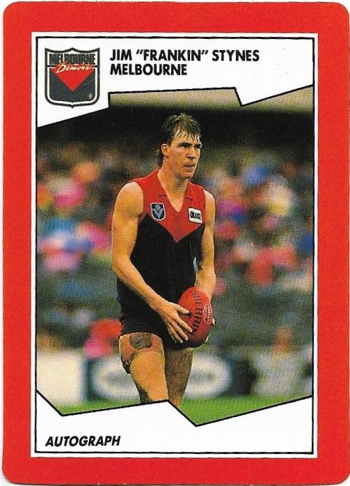 1989 Scanlens (17) Jim Stynes Melbourne