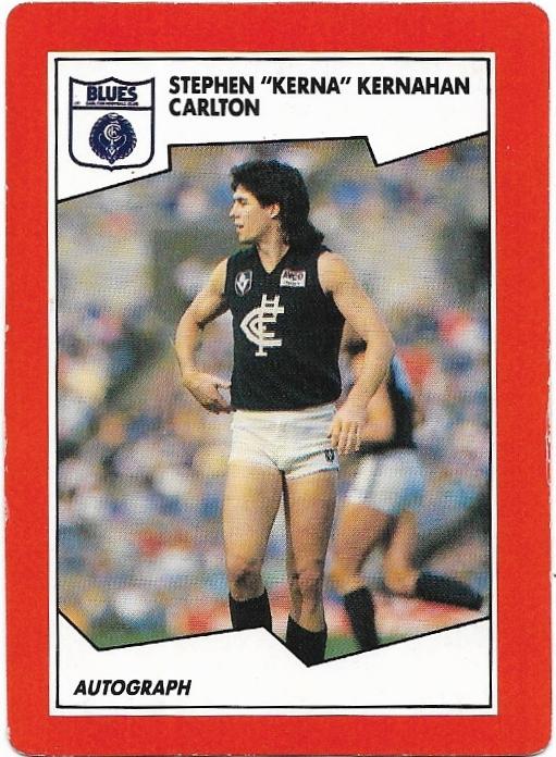 1989 Scanlens (26) Stephen Kernahan Carlton