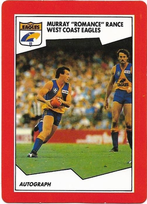 1989 Scanlens (52) Murray Rance West Coast