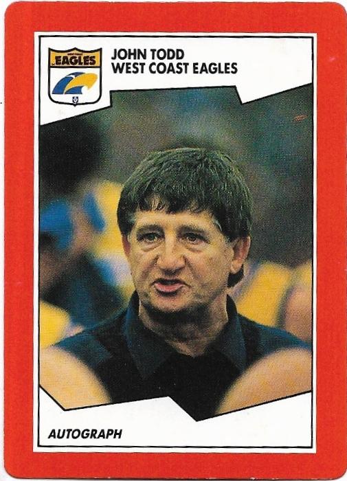 1989 Scanlens (59) John Todd West Coast