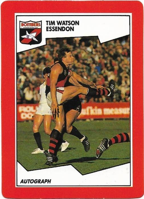 1989 Scanlens (68) Tim Watson Essendon
