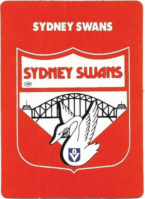 1989 Scanlens (72) Logo Sydney