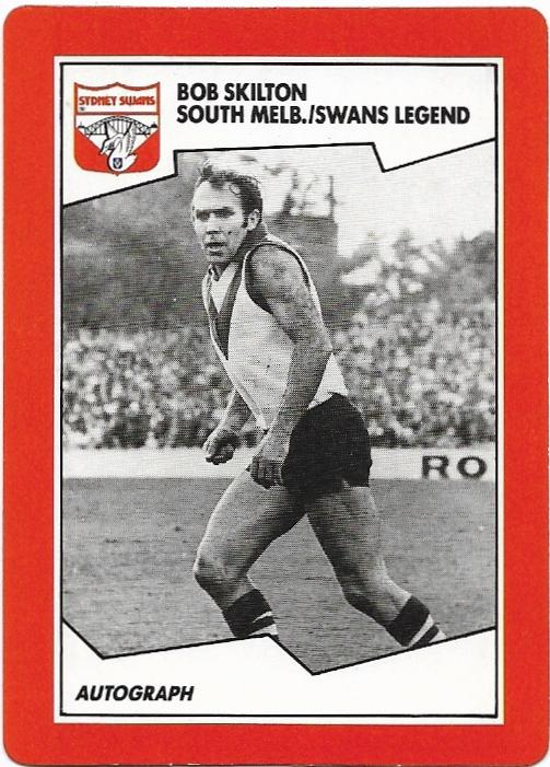 1989 Scanlens (82) Bob Skilton Legend Sydney