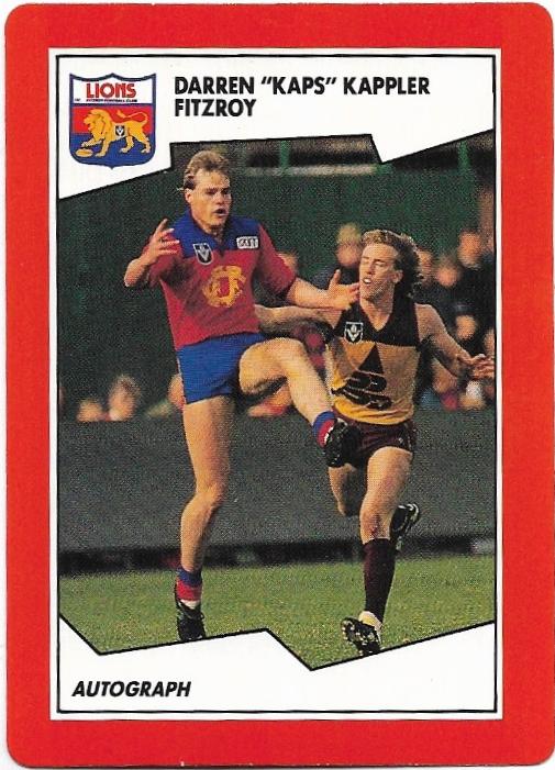 1989 Scanlens (131) Darren Kappler Fitzroy