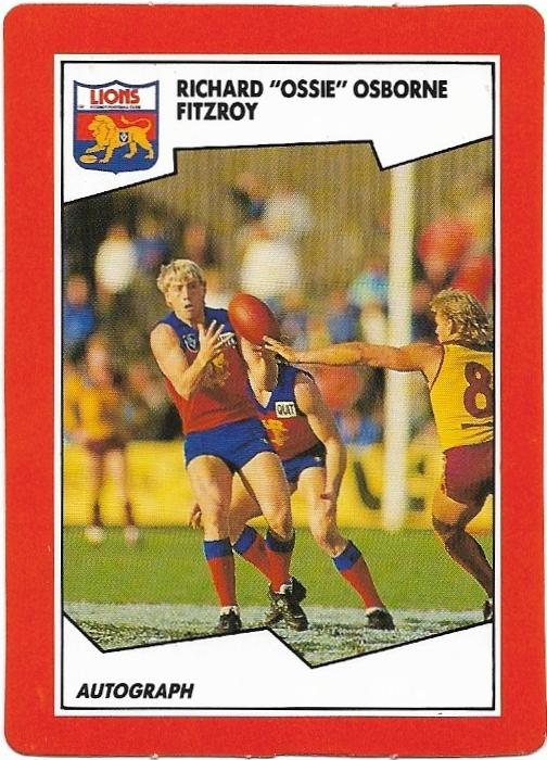 1989 Scanlens (134) Richard Osborne Fitzroy
