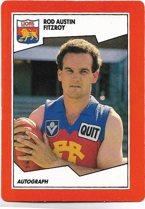 1989 Scanlens (137) Rod Austin Fitzroy