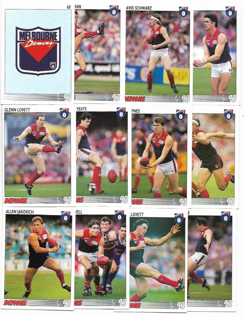 1993 Select Team Set – Melbourne