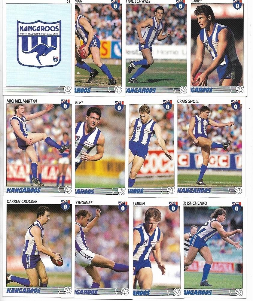 1993 Select Team Set – North Melbourne