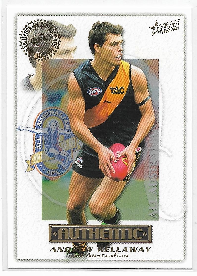 2001 Select Authentic All Australian (AA19) Andrew Kellaway Richmond